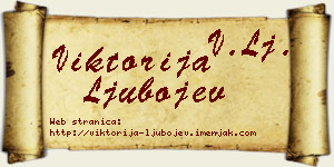 Viktorija Ljubojev vizit kartica